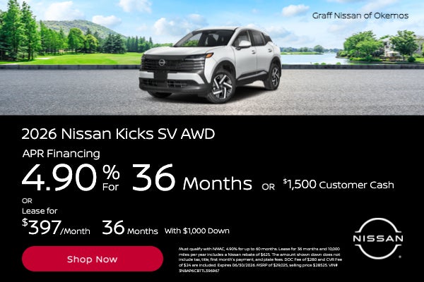 2026 Kicks SV