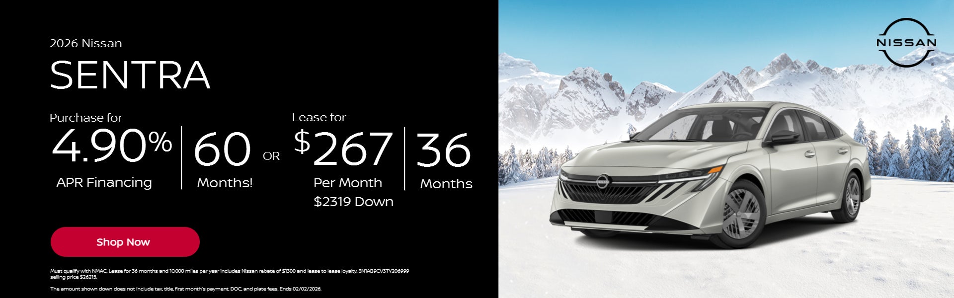  All New 2026 Nissan Sentra