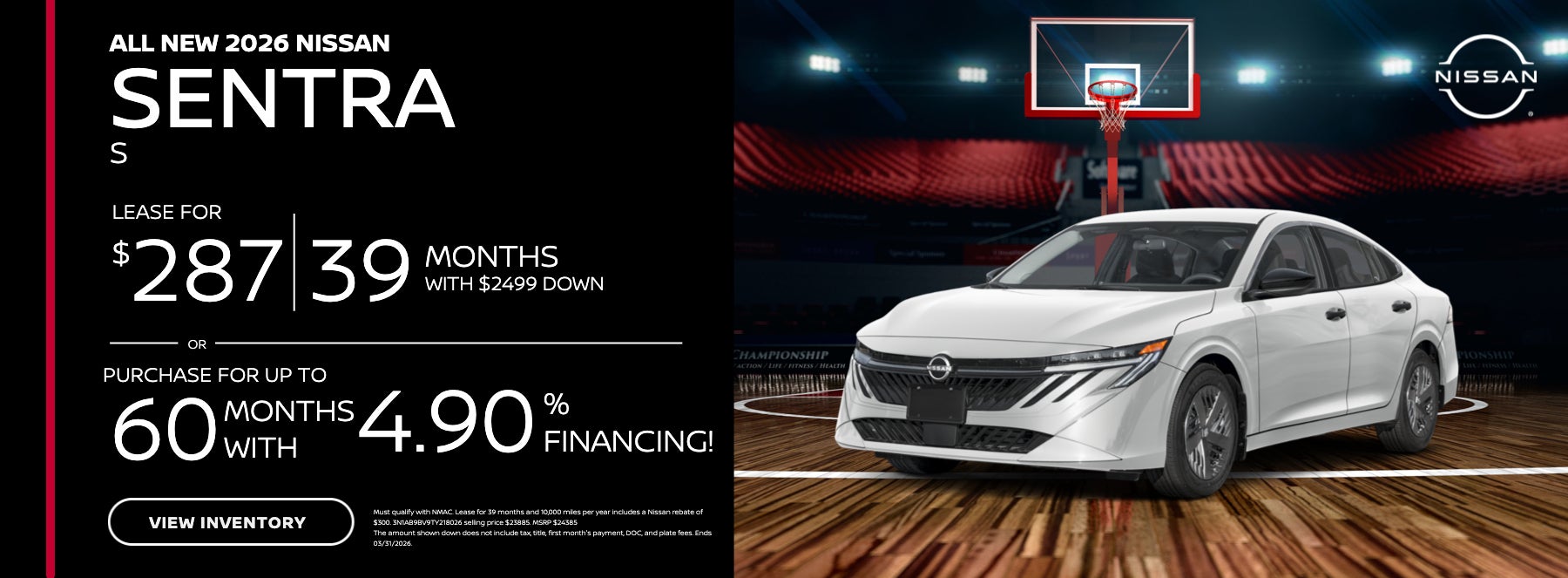 All New 2026 Nissan Sentra S